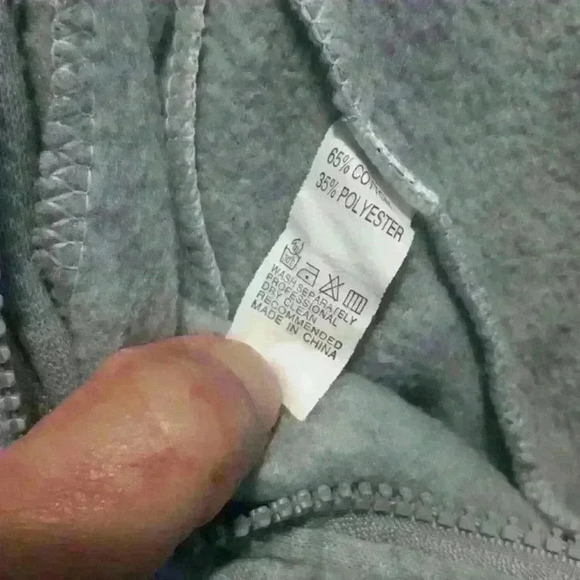 Gray jacket long sleeve, sweatshirt type - Picture 5 of 7